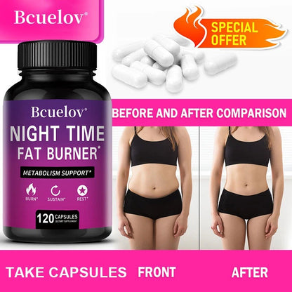 Night Time Fat Burner – Weight Loss, Boost Energy & Burn Fat