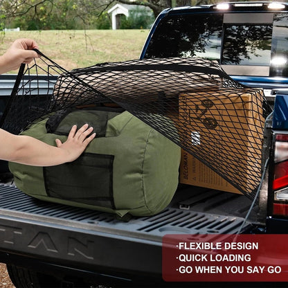 Heavy-Duty Truck Bed Luggage Net