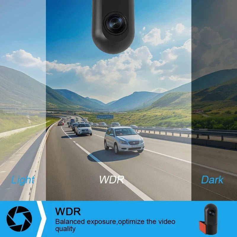 Mini HD Night Vision Dash Cam — Compact Driving Recorder