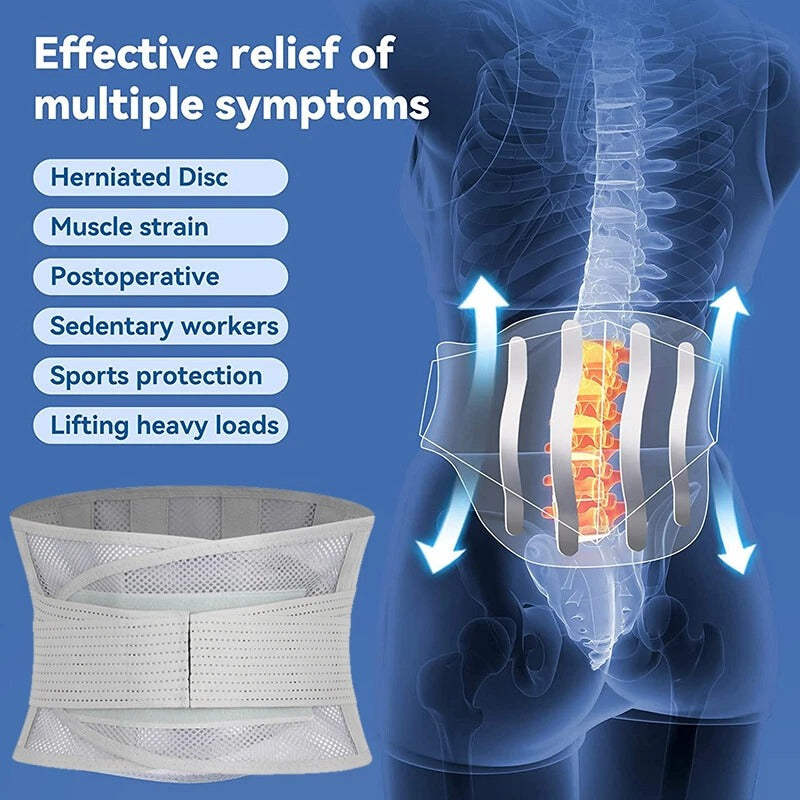 Lumbar Support Belt – Adjustable Waist & Lower Back Brace