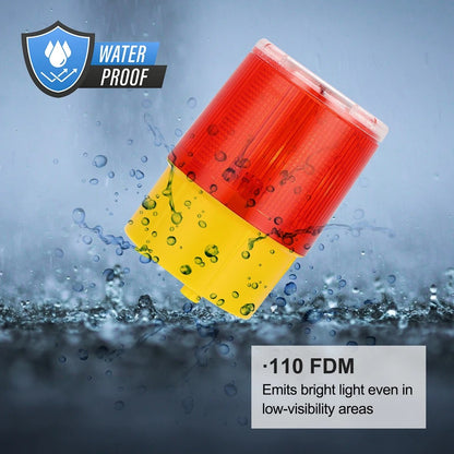 Solar LED Red Strobe Light – Stay Safe & Visible Anywhere!