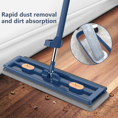 New Style Large Flat Mop – 360° Rotating Microfibre Floor Cleaner