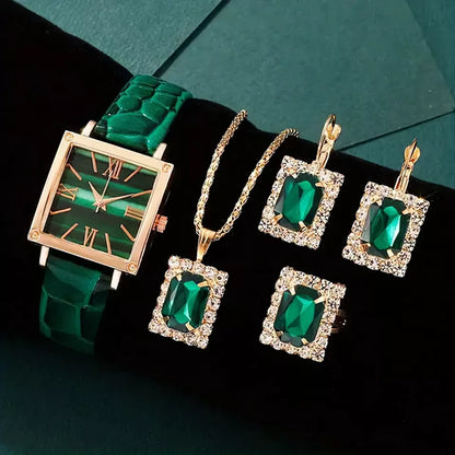 SN Vintage Elegance Watch and Jewelry Set