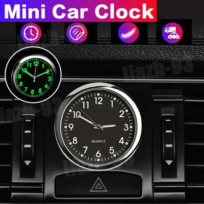 Vintage Luminous Mini Clock for Car