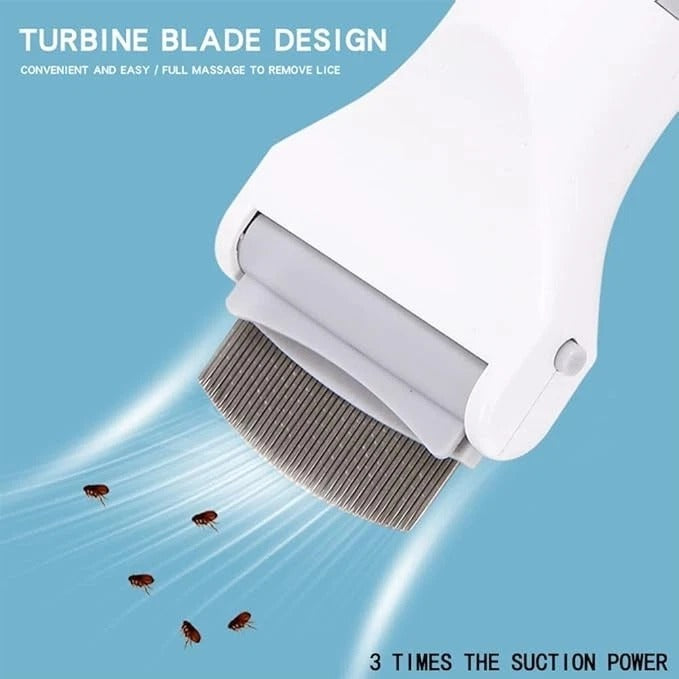 Vacuum Comb for Lice & Parasites