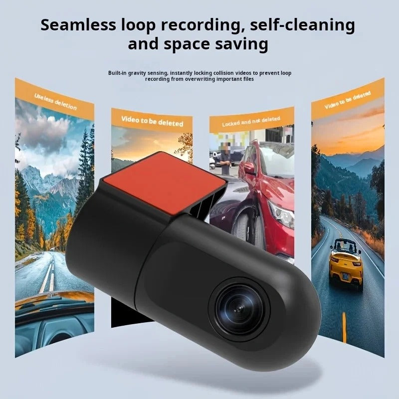 Mini HD Night Vision Dash Cam — Compact Driving Recorder