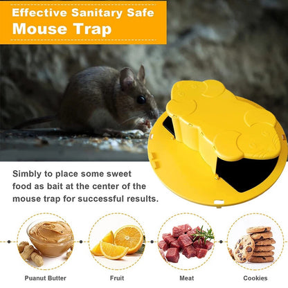 Bucket Lid Rat Trap Reusable Humane Rodent Catcher for Home