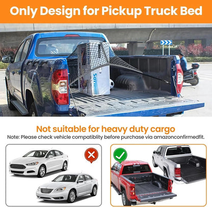 Heavy-Duty Truck Bed Luggage Net