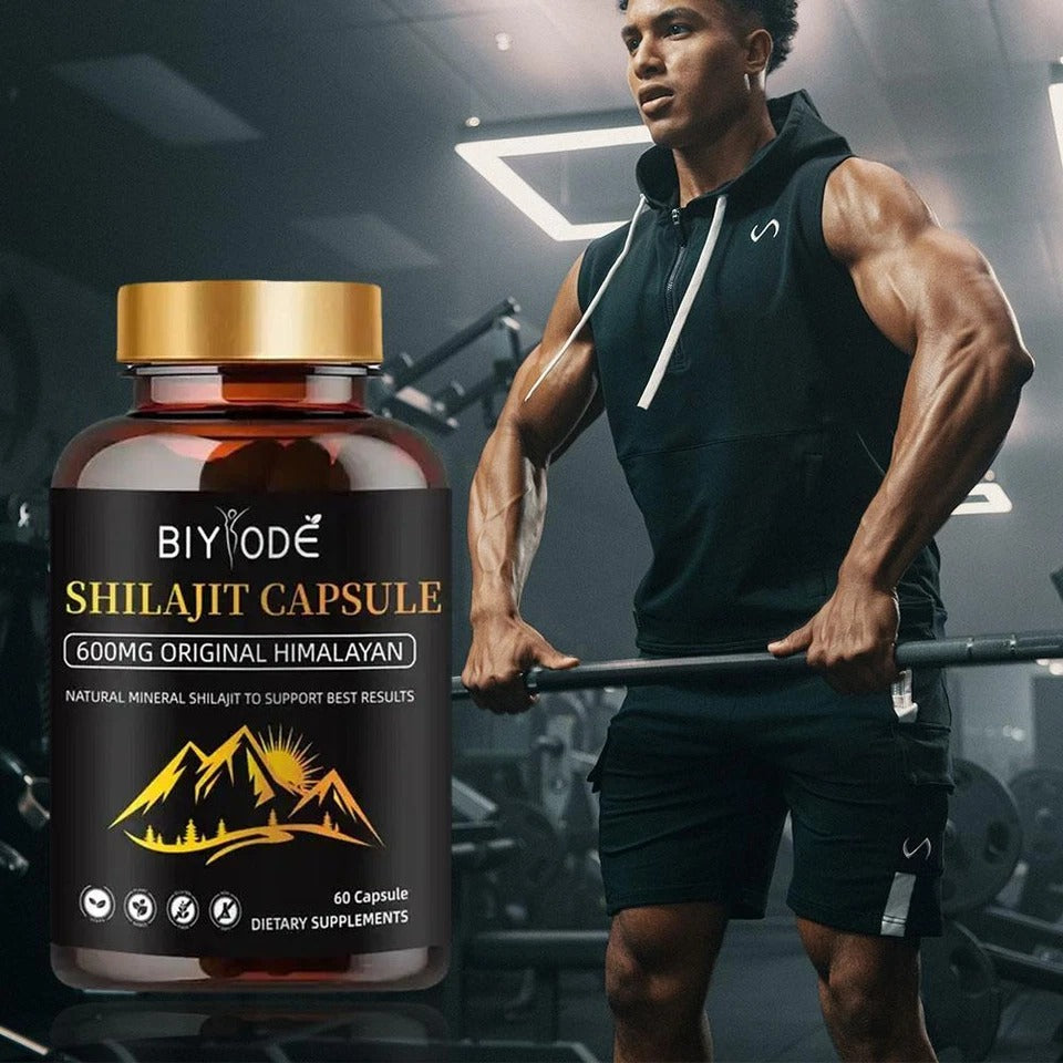 Shilajit 60 Capsules – 500mg Each 60-Day Energy, Stamina
