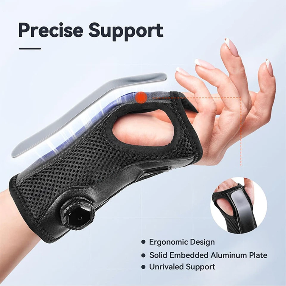 Carpal Tunnel Wrist Brace – Adjustable Support & Compression Splint