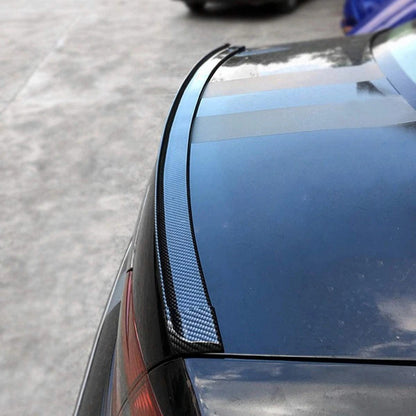 Universal Carbon Look Rubber Spoiler for Sleek Style