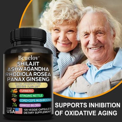 Shilajit & Herbal Blend Capsules –  9000mg Shilajit
