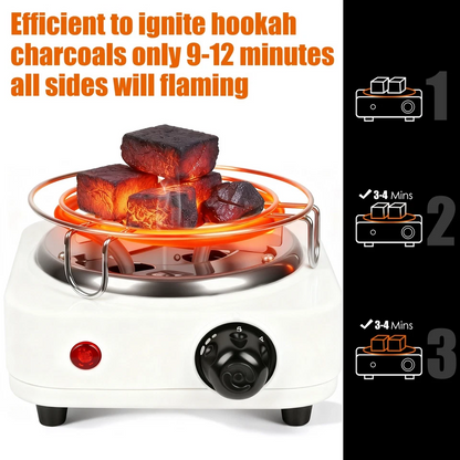 Portable Electric Hot Plate – 1000W Single Cooking Stove