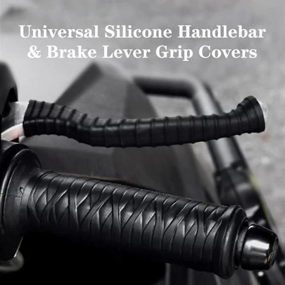 Universal Silicone Motorcycle Grip Covers – Non-Slip Handlebar & Brake Lever Wrap