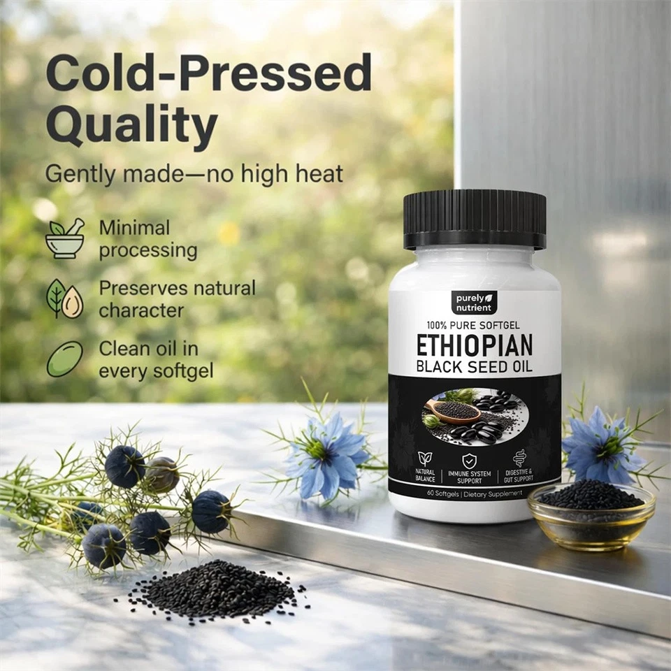 Black Seed Oil Capsules – Digestive & Metabolic Health Support