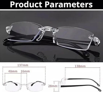 Vision Aid Color-Changing Anti-Blue Light Presbyopia Glasses
