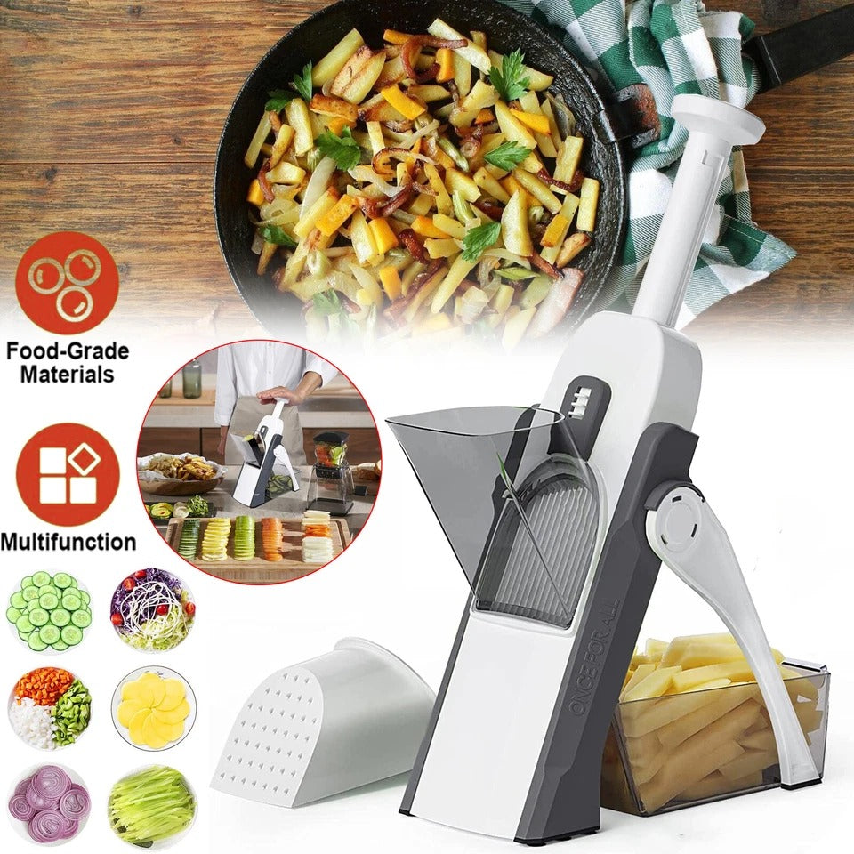 Multipurpose Safe Vegetable Slicer — Slice Safely & Fast - High Quality