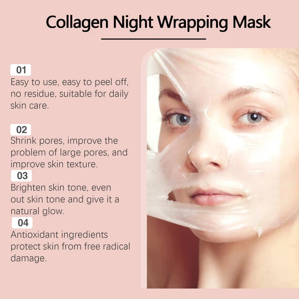 Collagen Night Wrapping Mask – Overnight Skin Firming & Hydration Care