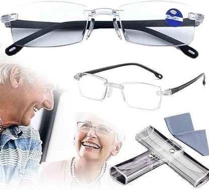Vision Aid Color-Changing Anti-Blue Light Presbyopia Glasses
