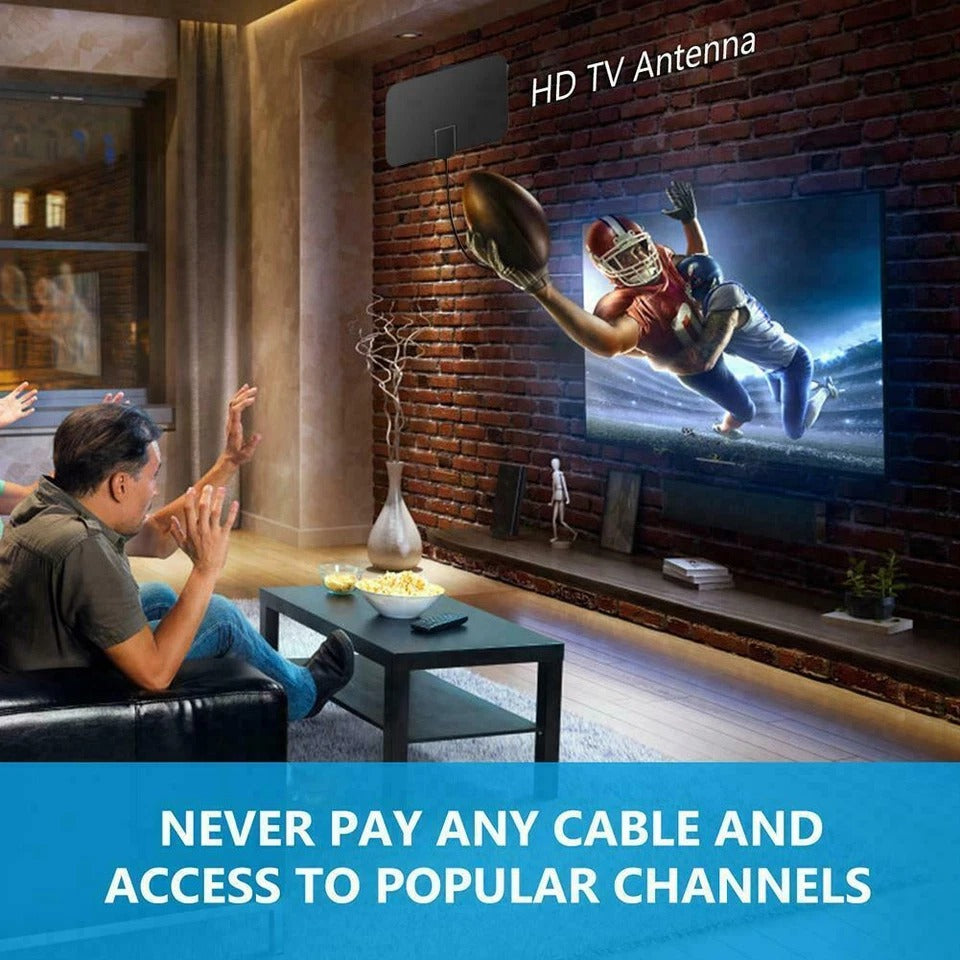 Free 2000 HD Channels Anytime – Digital TV Antenna range of up to 420 km!
