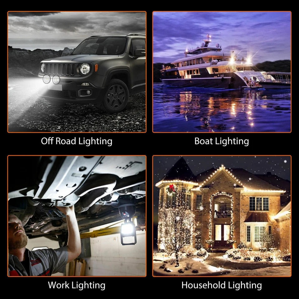 4-inch 99W LED Off-Road Pod Light – Bright, Tough & Reliable