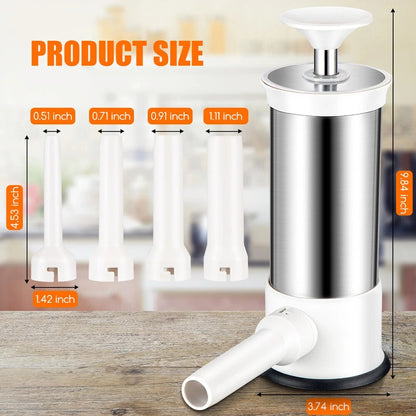 Manual Press Sausage Maker - Fill & Enjoy