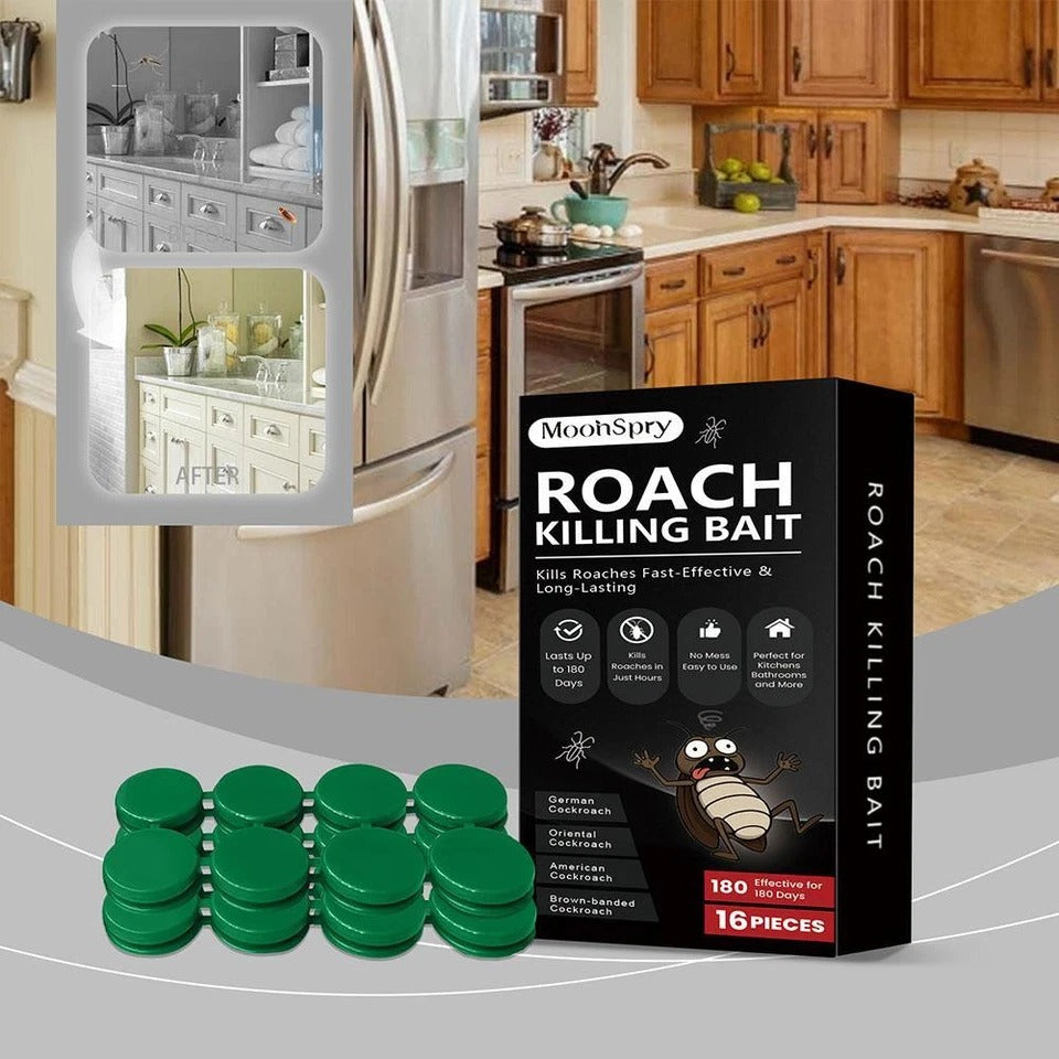 Powerful Roach Bait Killer — Eliminate Roaches Fast