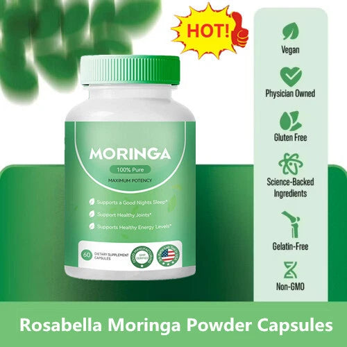 Moringa Capsules Boost Energy, Immunity & Libido Naturally