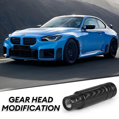 Carbon Fiber Gear Shift Knob – Universal Manual & Automatic Car Shifter