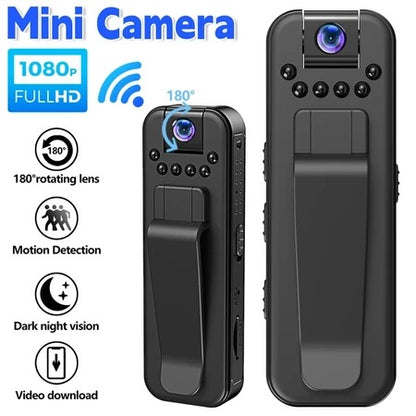 Portable HD Body Camera – Mini Video Recorder with Night Vision