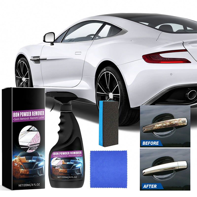 Efficient car rust removal spray set
