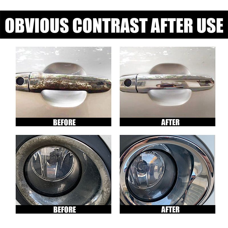 Efficient car rust removal spray set