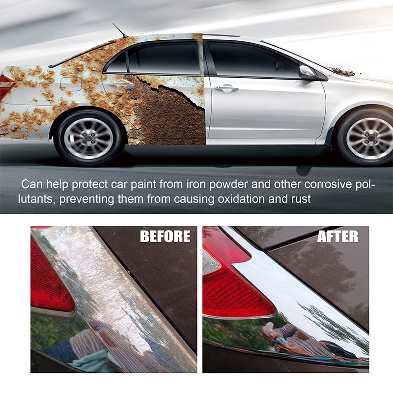 Efficient car rust removal spray set