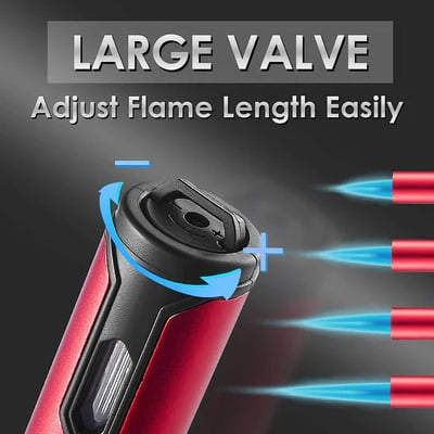 Windproof Lighter Set – Refillable, Jet Flame