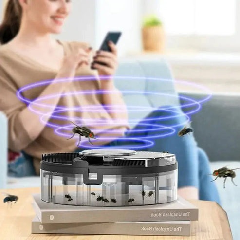 Home Automatic Fly Trap Silent, Eco-Friendly Fly Killer for Homes