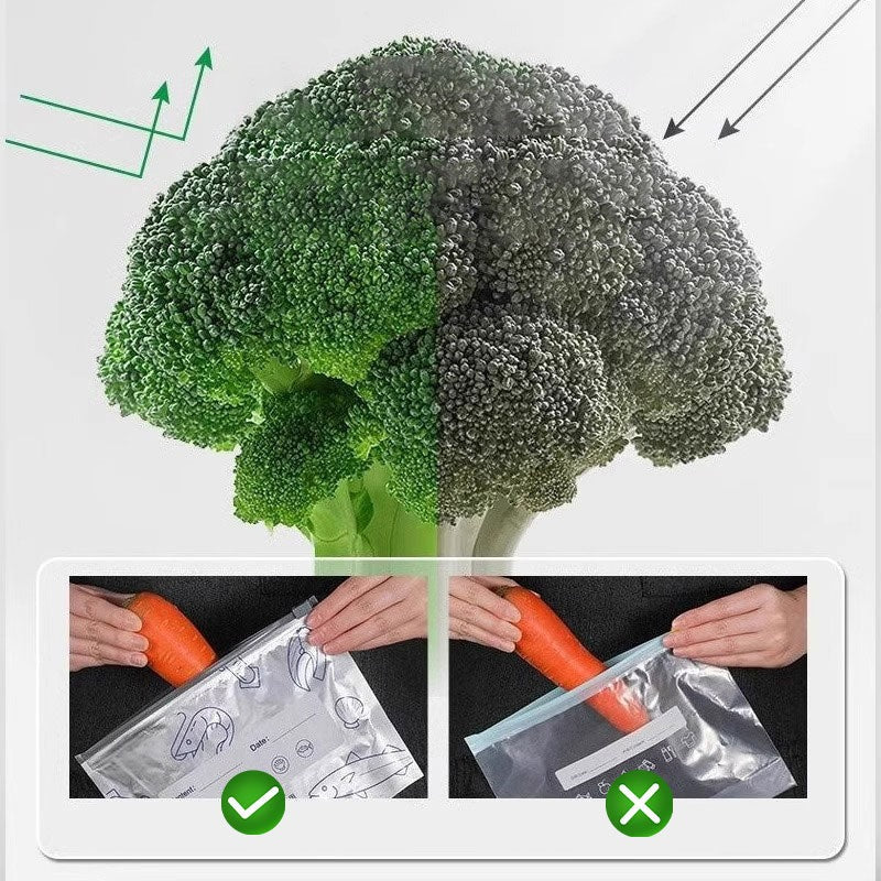 Aluminum Fresh-Keeping Bag – Reusable & Easy-Seal Storage