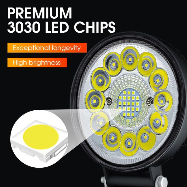 4-Inch 99W LED Pod Light – High-Performance Off-Road Driving Lamp