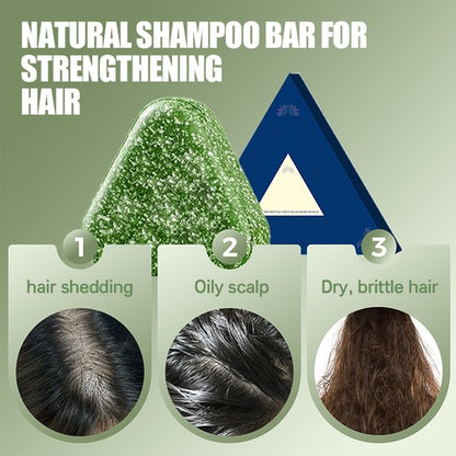 Strengthening Solid Shampoo - Triangle Shaped