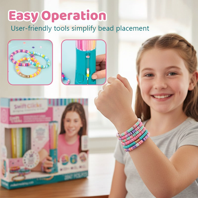 Quick-Click Bracelet Maker Kit – Create Fun & Colourful Bracelets in Seconds