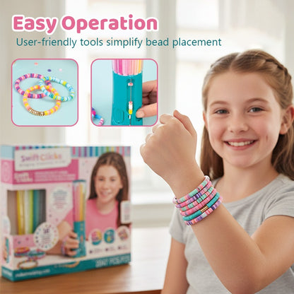 Quick-Click Bracelet Maker Kit – Create Fun & Colourful Bracelets in Seconds