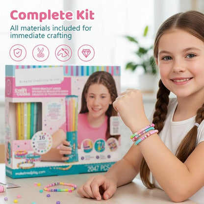 Quick-Click Bracelet Maker Kit – Create Fun & Colourful Bracelets in Seconds