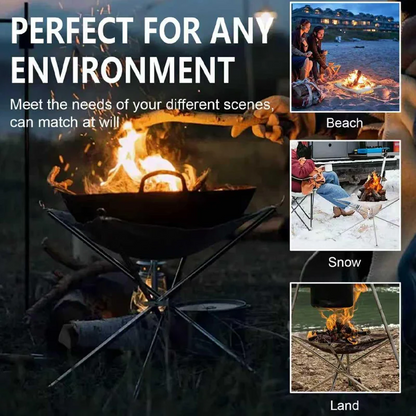 Portable Outdoor Fire Pit – Easy Carry & Instant Campfire Anywhere