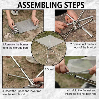 Portable Outdoor Fire Pit – Easy Carry & Instant Campfire Anywhere