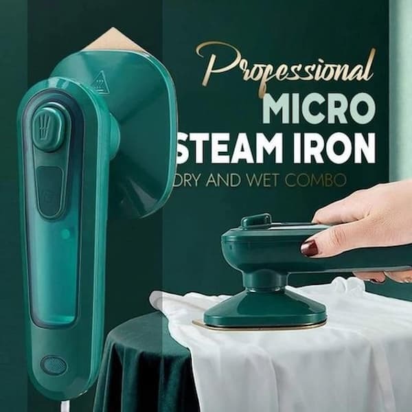 Mini Handheld Steam Iron  —  Smooth Clothes Anywhere