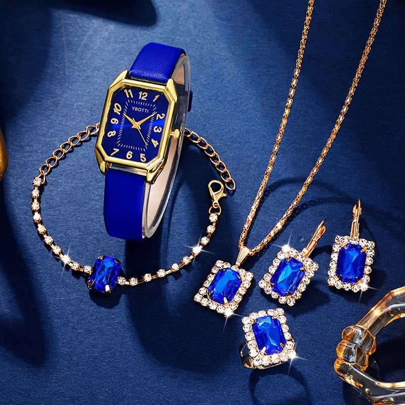 Vintage Elegance Watch and Jewelry Set