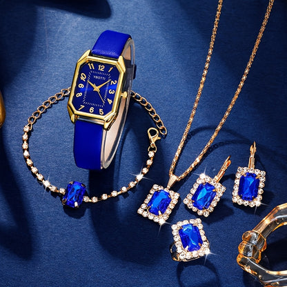 Vintage Elegance Watch and Jewelry Set