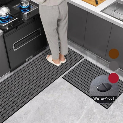 Modern Striped Door Mat — Non-Slip PVC Backing Carpet