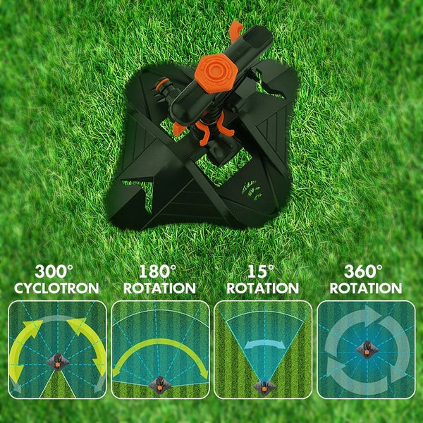 Automatic Rotating Garden Sprinkler – 360° Lawn Irrigation System