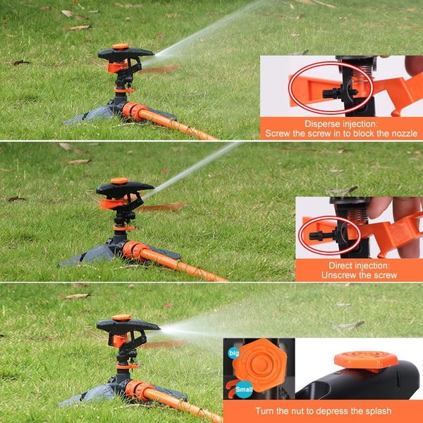 Automatic Rotating Garden Sprinkler – 360° Lawn Irrigation System