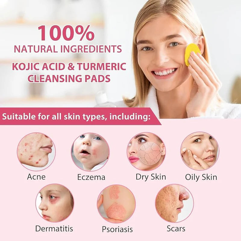 Exfoliating Turmeric Kojic Acid Pads
